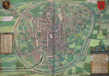 Stadtplan von Brüssel, aus 