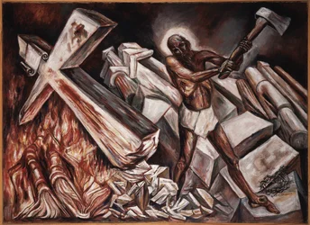 Christus zerstört sein Kreuz, 1943.