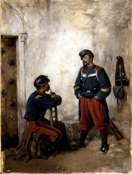 Zwei Soldaten