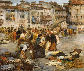 Ein Markt in Granada