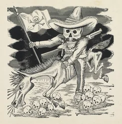 Der große Schädel von Emiliano Zapata, ca. 1911-16, gedruckt 1930