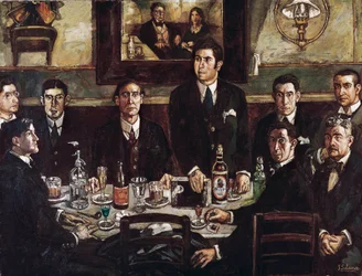Die Zusammenkunft im Café de Pombo