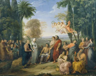 Klopstock unter den Dichtern im Elysium