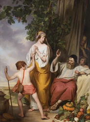 Abraham verstößt Hagar und Ismael