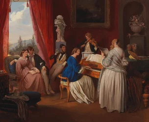 Das Familienkonzert, 1841
