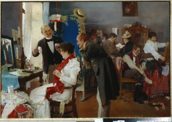 In der Umkleidekabine