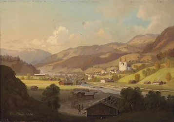 Blick auf Maria Rain, Kärnten