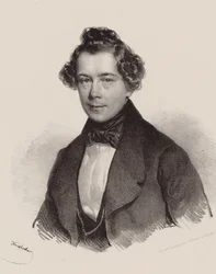 Porträt des Komponisten Joseph Lanner 1801-1843, 1830