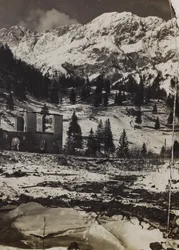 Album "Meine Weltkriegs-Erinnerungen Südwestfront (Kärnten, Italien, Südtirol) 31/03/1915-12/11/1918 - Josef Zohles Wien": Plöcken (s/w Foto)
