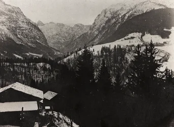 Album "Meine weltkriegs - Erinnerungen Südwestfront (Kärnten, Italien, Südtirol) 31/03/1915-12/11/1918 - Josef Zohles Wien": Beobachtungspunkt Artillerie