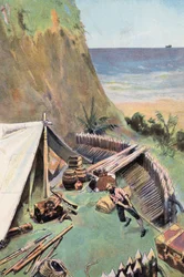 Robinson Crusoe: Ich sammle meine Vorräte