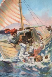 Robinson Crusoe: Ich werfe den Mauren über Bord