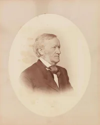 Porträt des Komponisten Richard Wagner 1813-1883, ca. 1870