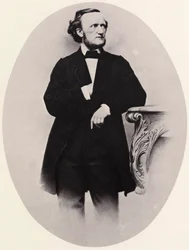 Richard Wagner, deutscher Komponist, 1864
