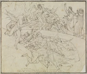 Am Pechsee der Krämer, der Ratsherr von Lucca (Dante Inferno, Canto 21, V 34)