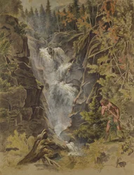 Die Reichensbachfälle in Meiringen, 1792-93