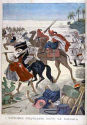 Französischer Sieg in der Sahara, 1900