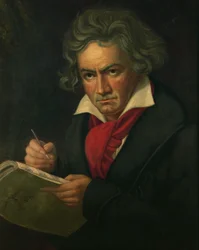Ludwig van Beethoven (Öl auf Leinwand)