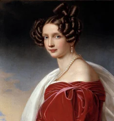 Porträt von Sophie Friederike, Prinzessin von Bayern und Erzherzogin von Österreich (1805-1872), 1832 - München, Schloss Nymphenburg