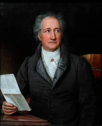 Porträt des Schriftstellers Johann Wolfgang von Goethe 1749-1832, 1828