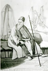Porträt von Ali Pascha von Yannina, graviert von Robert Havell, 1822