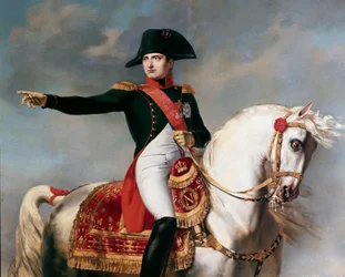 Napoleon auf dem Schlachtfeld von Wagram (Detail)