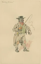 Der Schwarze Kutscher, um die 1920er Jahre
