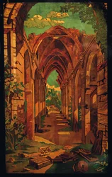 Detail eines Napoleon III meuble d