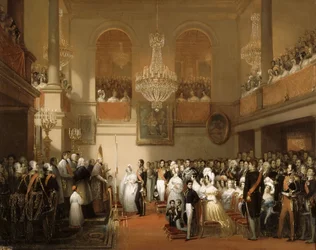 Hochzeit von Leopold I. von Belgien und Prinzessin Louise von Orléans im Château de Compiègne
