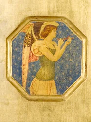 Engel mit einem Kreuz (Detail)