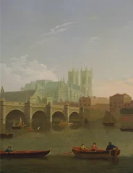 Westminster Abbey und Brücke