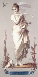 Die vier Jahreszeiten - Frühling, 1873-74