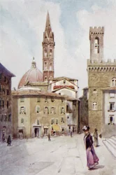 Der Campanile der Badia, Florenz