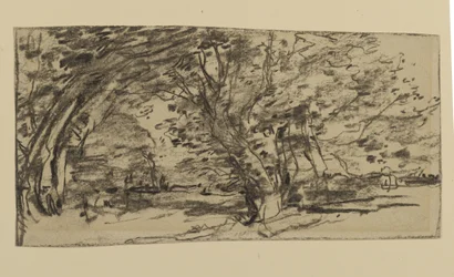 Studie von Bäumen, 1870