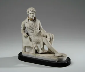 Maquette für George Banks sitzend