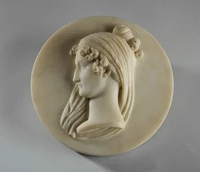 Medaillonporträt von Mrs. Elizabeth Allan