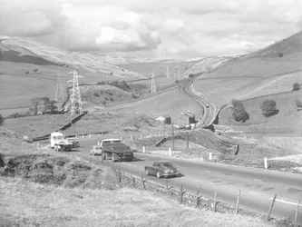 Verkehr auf der Shap-Straße