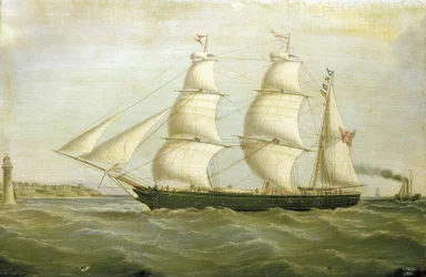 Das Segelboot 