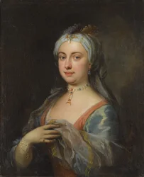 Porträt von Lady Mary Wortley Montagu 1689-1762