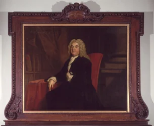 Porträt von Thomas Emerson (gest. 1745), ein Gouverneur des Findelhauses, 1731