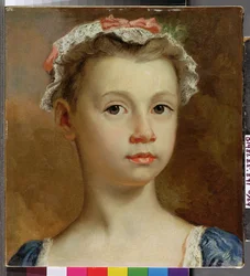 Skizze eines jungen Mädchens, ca. 1730-40