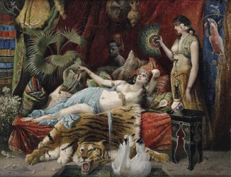 Freizeitstunde im Harem