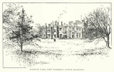 Dalmeny Park, Lord Roseberys schottische Residenz