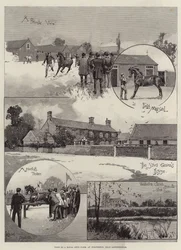 Besuch auf einem königlichen Gestüt, in Wolferton, in der Nähe von Sandringham