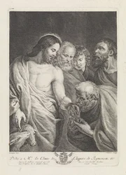 Petrus erhält die Schlüssel von Christus