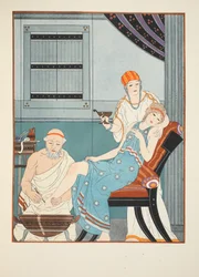 Aderlass vom Fuß, Illustration aus 