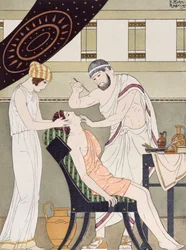 Der Zahnarzt, Illustration aus 