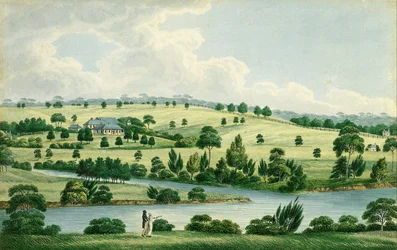 Wohnsitz von John Macarthur Esq in der Nähe von Parramatta N.S.W.