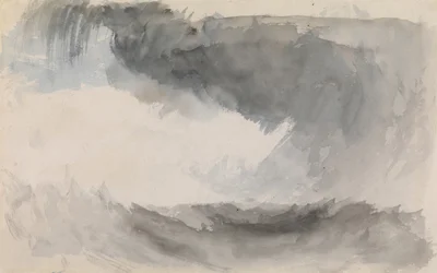 Ein Sturm auf See