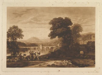 Apuleia auf der Suche nach Apuleius unveröffentlichte Platte, Liber Studiorum, 1813-23
